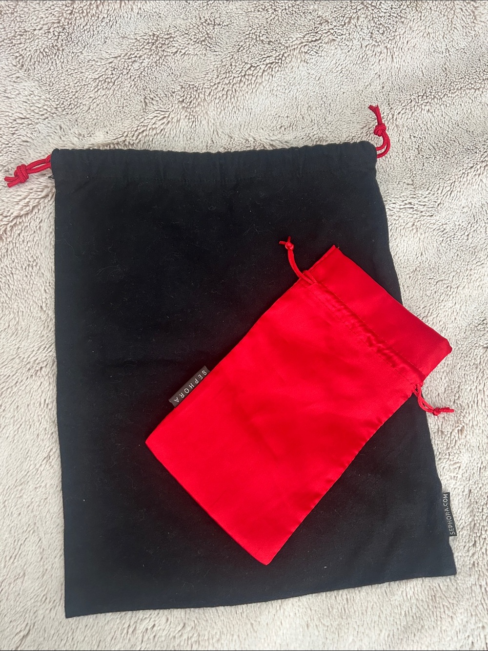 Sephora drawstring pouches